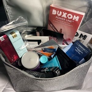 skin care/ make up bags of 20+ mixed items for $25